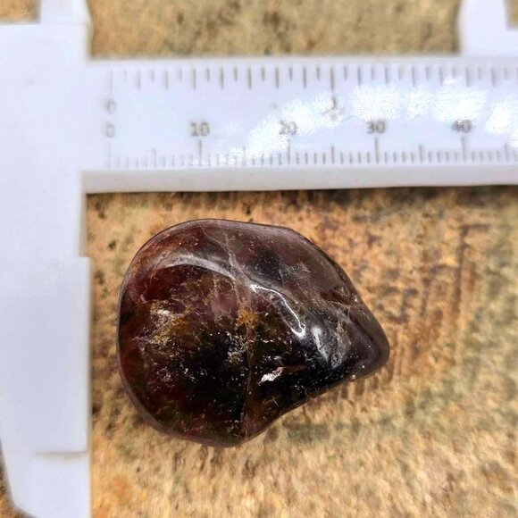 Nature Auralite 23 Polished Stone With Mesh Cage Adjustable Bracelet - Picture 8 of 10